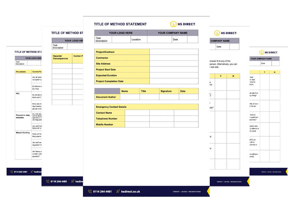 Geniu Rambursare Piramid Construction Method Statement Template 